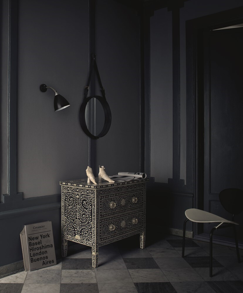 Bestlite BL7 Vegglampe Ø16 KromSvart GUBI Bestlite BL7 Vegglampe Ø16 KromSvart GUBI